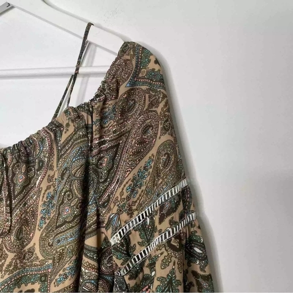 ALEXIA ADMOR Paisley Print Off-the-Shoulder Dress - Size M - NWT - Picture 11 of 14